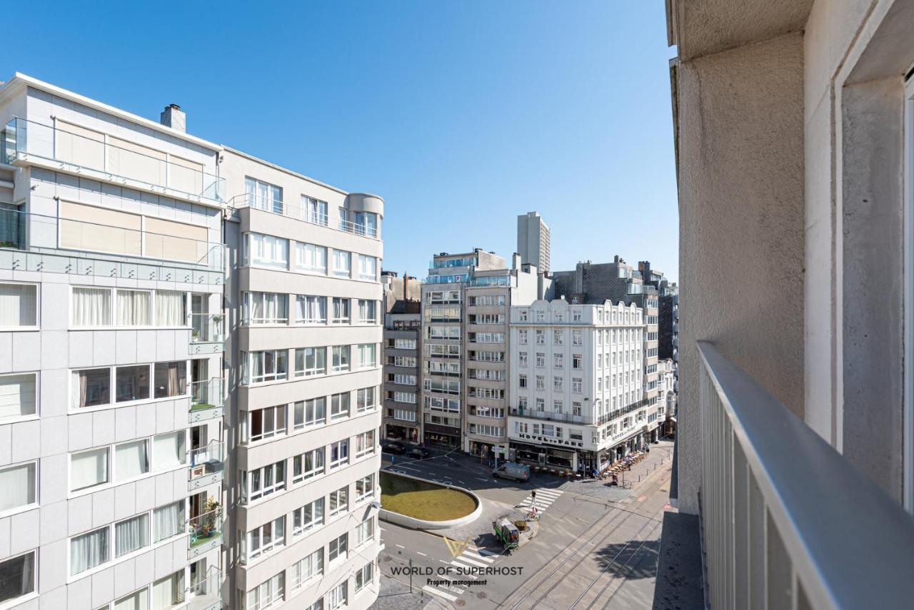 Luxurious Apartment Next To The Sea And City Centre With Free Parking Space Oostende Exterior foto